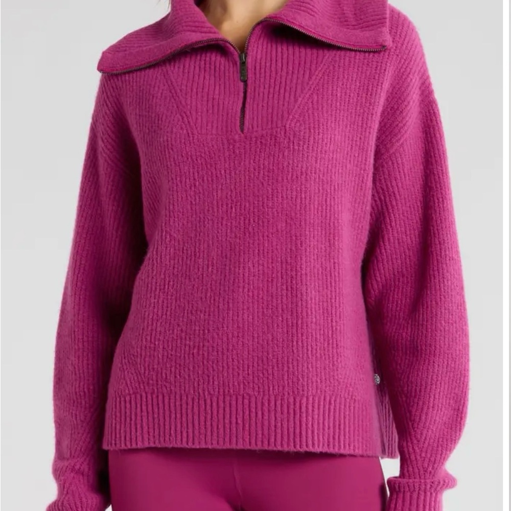 ZELLA Cozy Rib Womens Sweater 💜Sz. SMALL